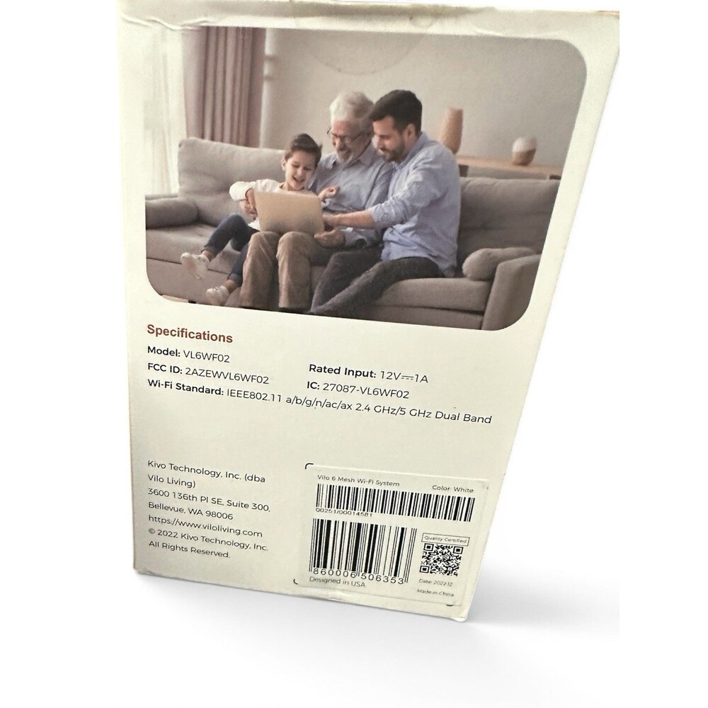 Vilo 6 Mesh Wi-Fi Router (2 Pack) - Picture 3 of 4